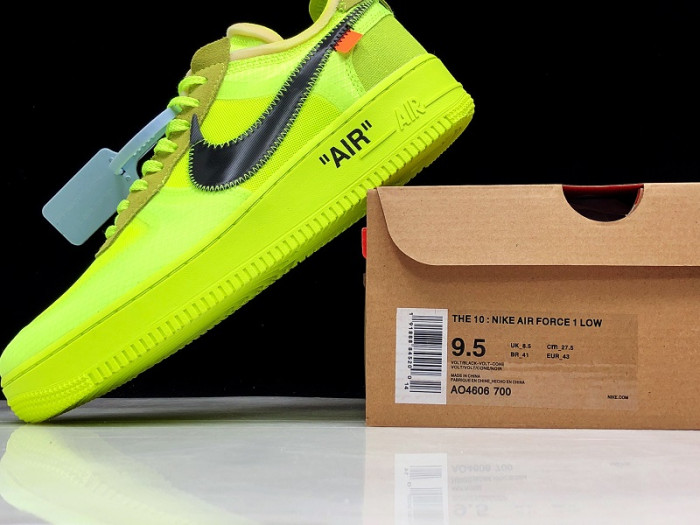 off-white nike air force 1 low volt - ao4606-700