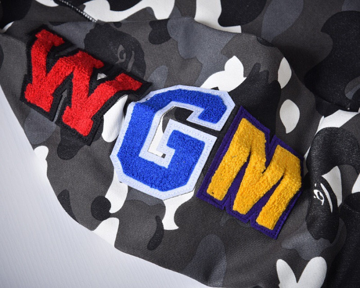 bp233 bape luminous camo hoodies 200