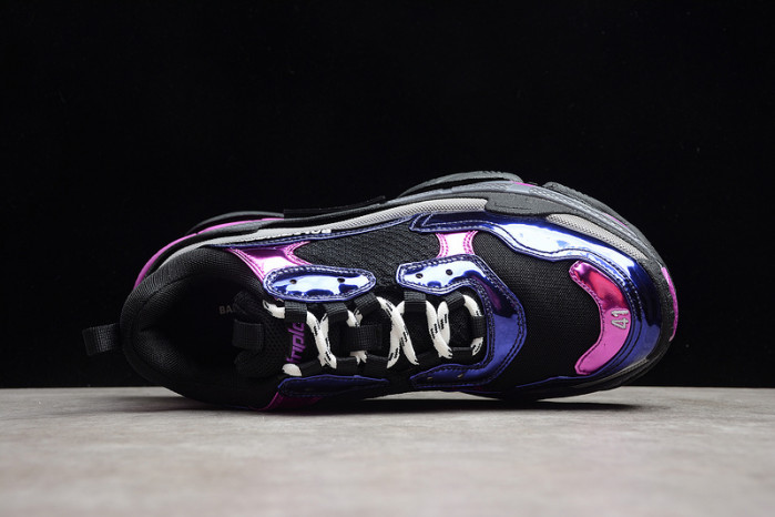 bl triple s trainers sneakers purple 030517