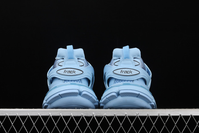 bl track led trainers sneaker blue 10602