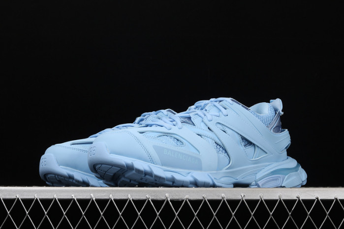 bl track led trainers sneaker blue 10602