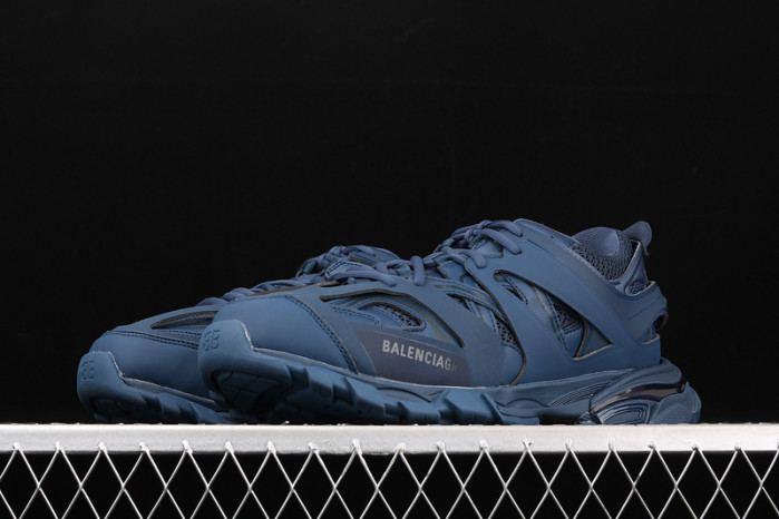 bl track led trainers sneaker dark blue 93005