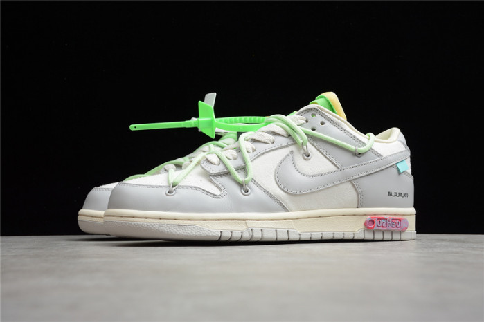 off-white x nike sb dunk low “07 of 50” ow dm1602-108