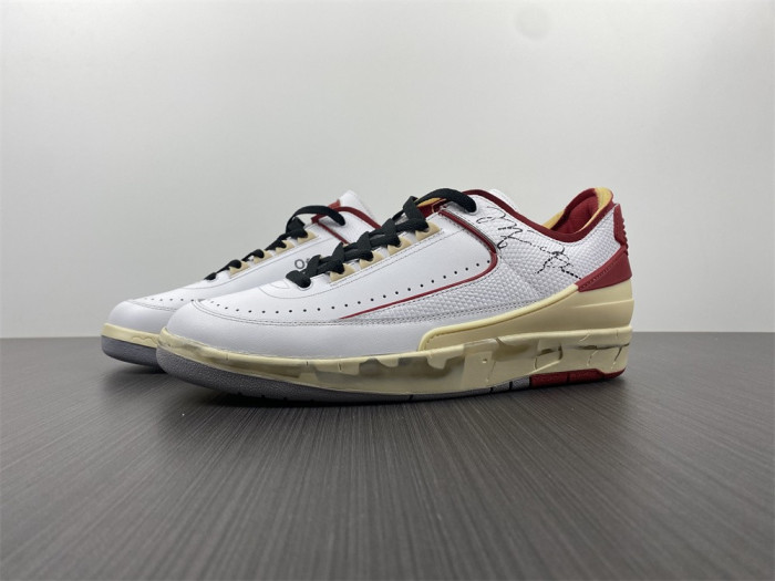 jordan 2 retro low sp off-white white red dj4375-106