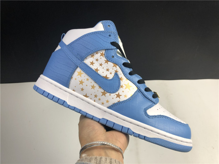 nike dunk high pro sb blue stars 307385-141