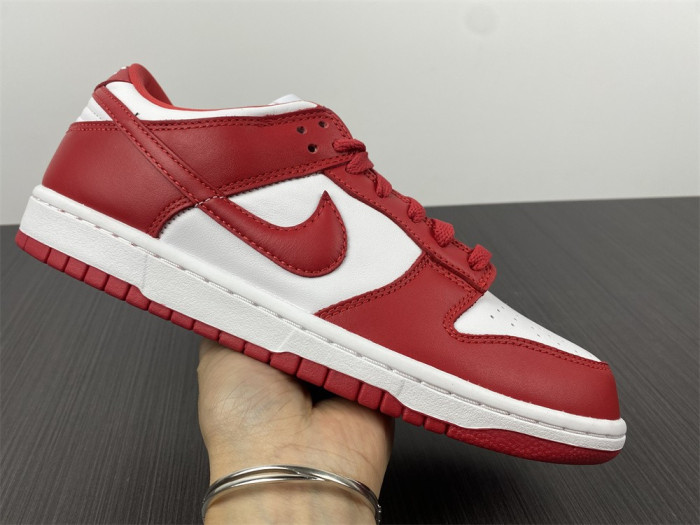 nike dunk low sp “university red” cu1727-100