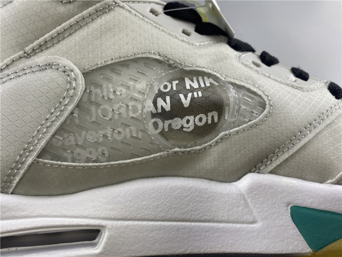off white air jordan 5 sp grey green - ct8480-105