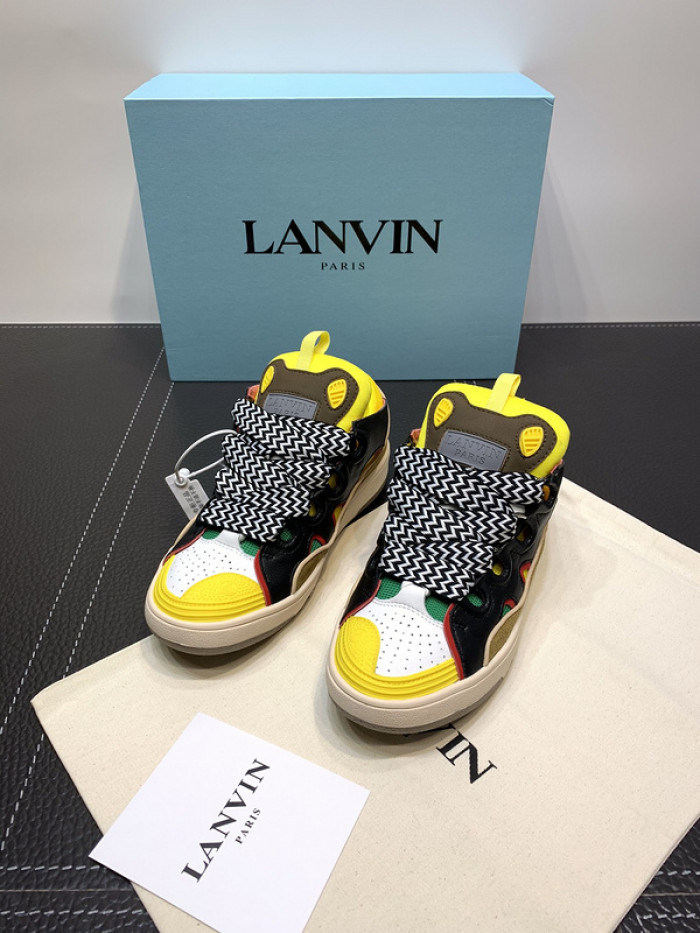 lanvin curb sneaker