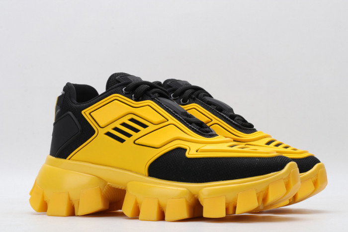PRAD YELLOW BLACK SNEAKERS