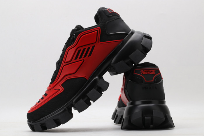PRAD BLACK RED SNEAKERS