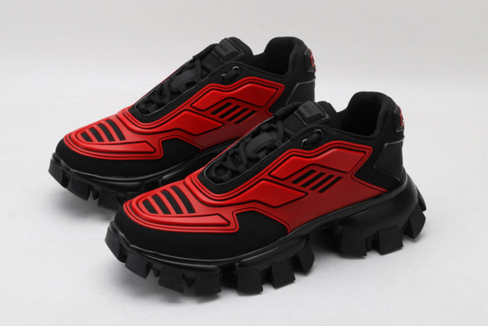 PRAD BLACK RED SNEAKERS