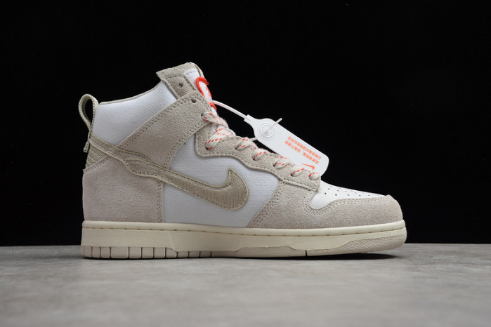 nike dunk sb high beige gray cw3092 100