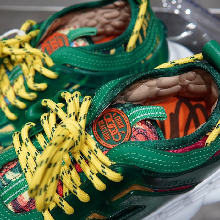 vse chain reaction green sneaker