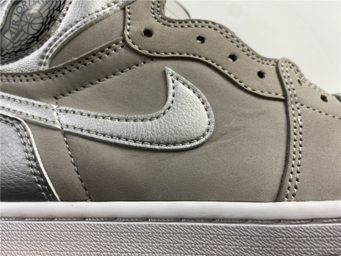 air jordan 1 japan neutral grey metallic silver dc1788-029 (with special box)