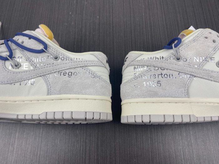 nike dunk low off-white lot 18 dj0950-112