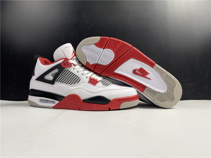 air jordan 4 retro fire red (2020) dc7770-160