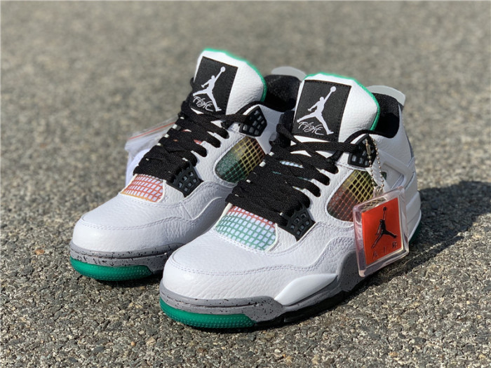 jordan 4 retro lucid green rasta (w) - aq9129-100
