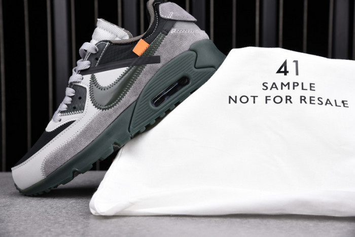 off-white nike air max 90 grey aa7293-002