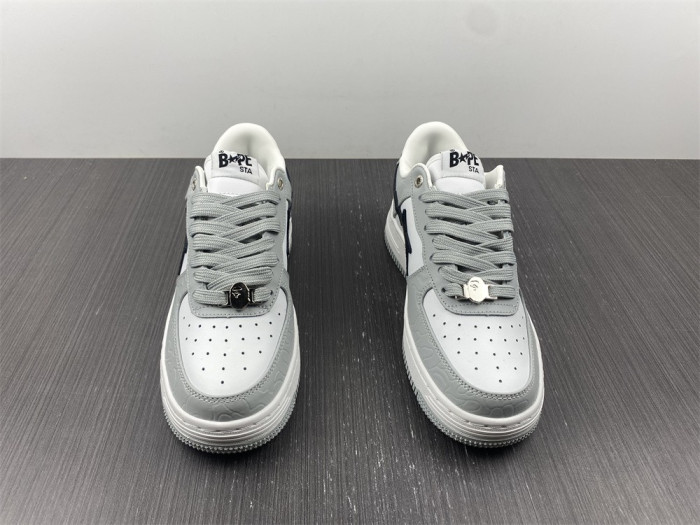 a bathing ape bape sta low grey black 1h70191002