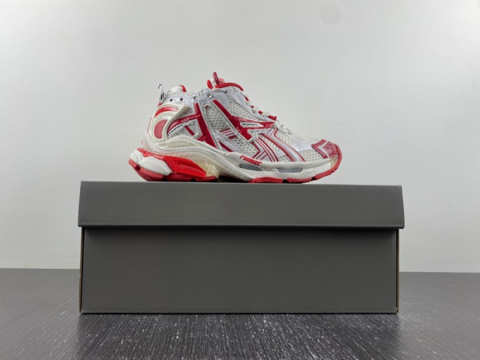 Ba*len*cia*ga runner white red 677402w3rb29060