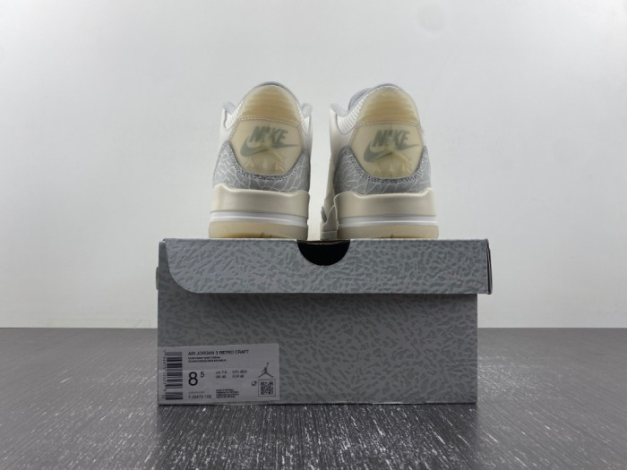 air jordan 3 craft “ivory” fj9479-100