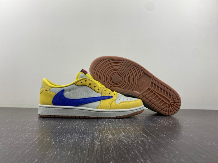 Travis Scott x Air Jordan 1 Low OG “Canary” DZ4137-700