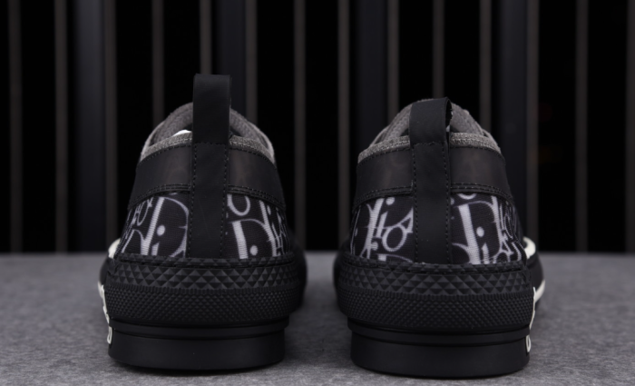 D*or b23 low top canvas oblique black 3sh118yuo