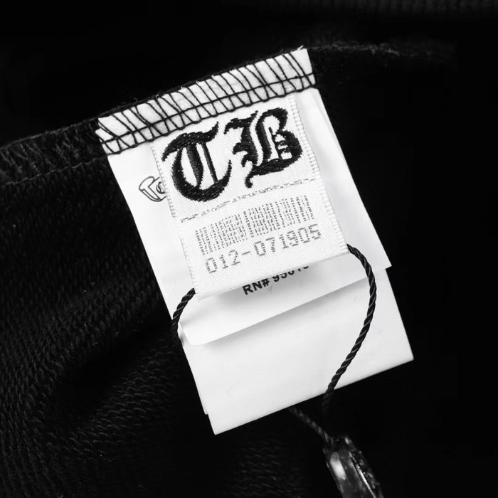 Chrome Hearts Horseshoe Floral Zip Up Hoodie FW00150