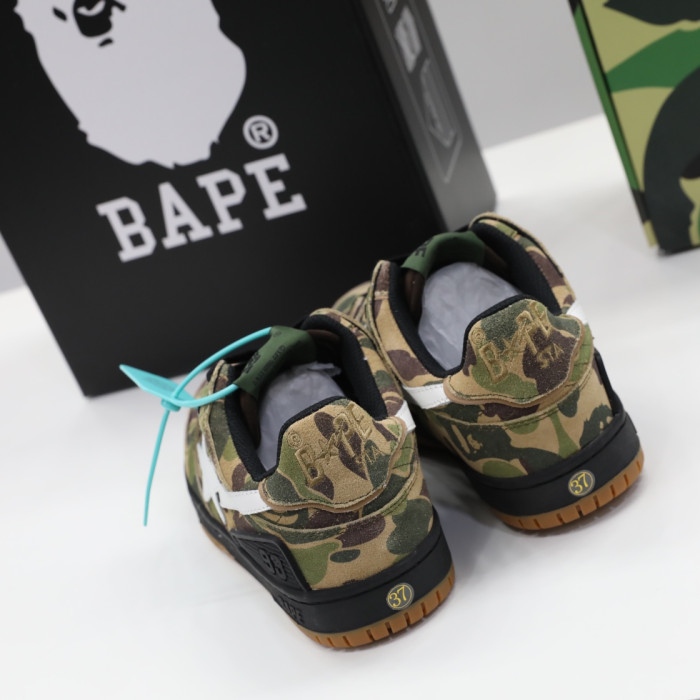 a bathing ape bape sk8 sta abc camo green ba11025