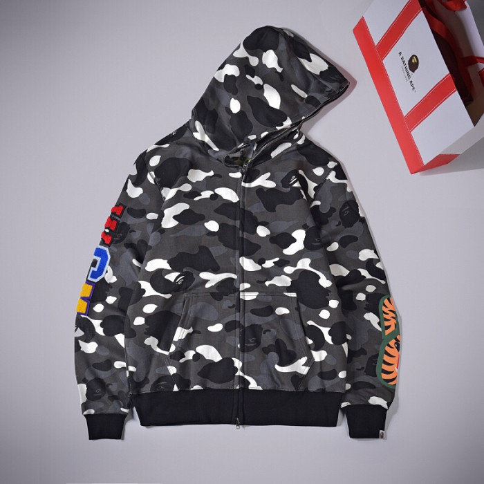 bp233 bape luminous camo hoodies 200