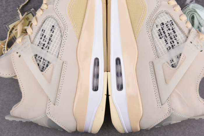 off-white air jordan 4 sail (2020) cv9388-100
