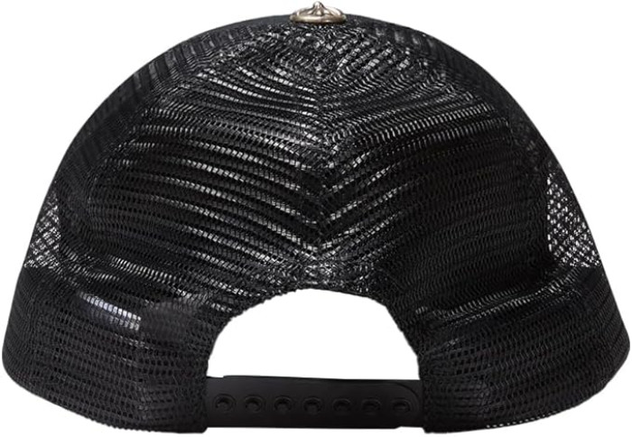 CHROME HEARTS CH HOLLYWOOD TRUCKER HAT BLACK/BLACK