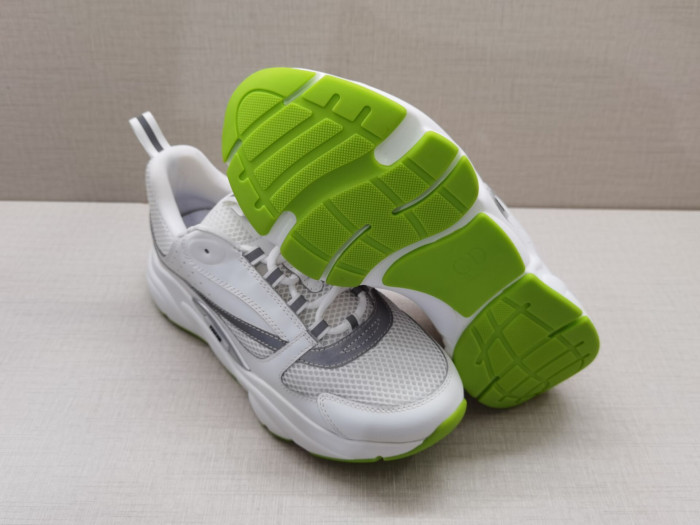 D*or b22 trainer white silver fluo green dr5874