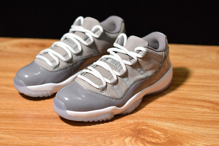 air jordan 11 low cool grey 528895-003