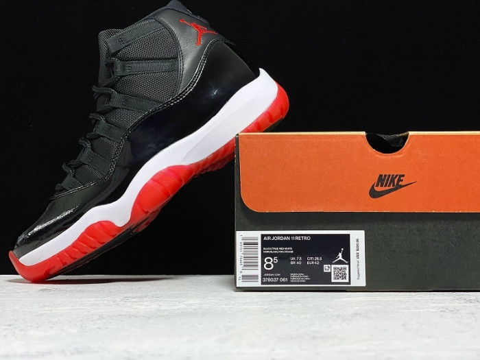 jordan 11 retro playoffs bred - 378037-061