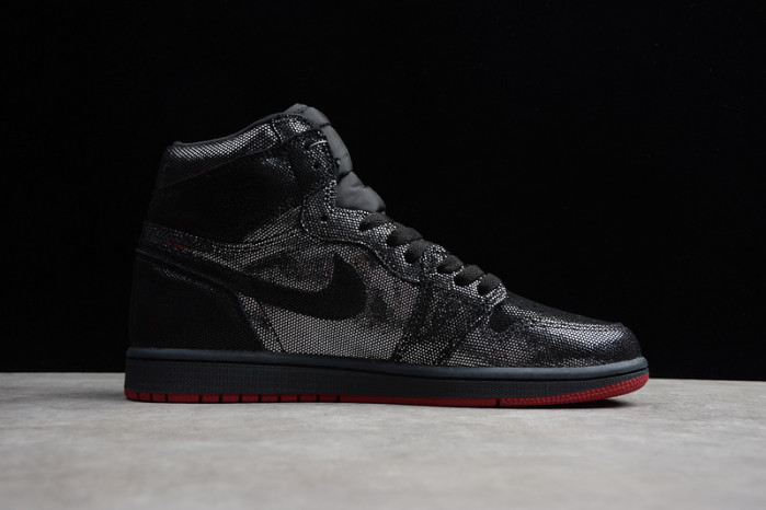 air jordan 1 retro high og black/gym red dc7071-001