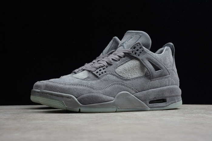 kaws x air jordan 4 “cool grey” 930155-003