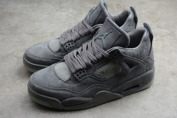 kaws x air jordan 4 “cool grey” 930155-003