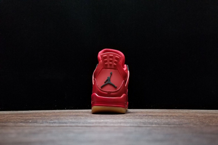 air jordan 4 fire red gum singles day av3914-600