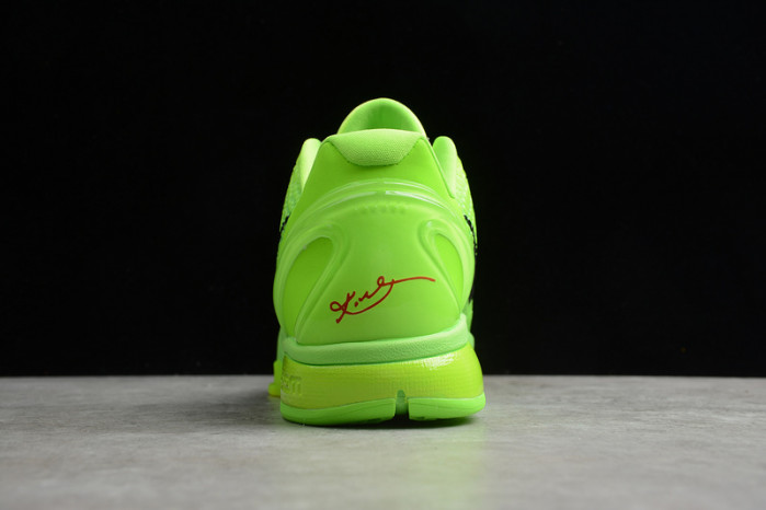 kobe 6 protro grinch green apple/volt/crimson/black cw2190-300