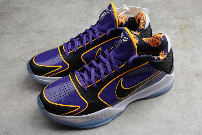 kobe 5 protro lakers court purple/black-university gold cd4991-500
