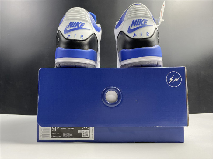 air jordan 3 retro white blue shoes ct8532-040