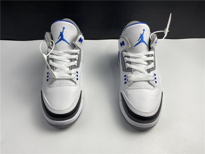 air jordan 3 retro white blue shoes ct8532-040