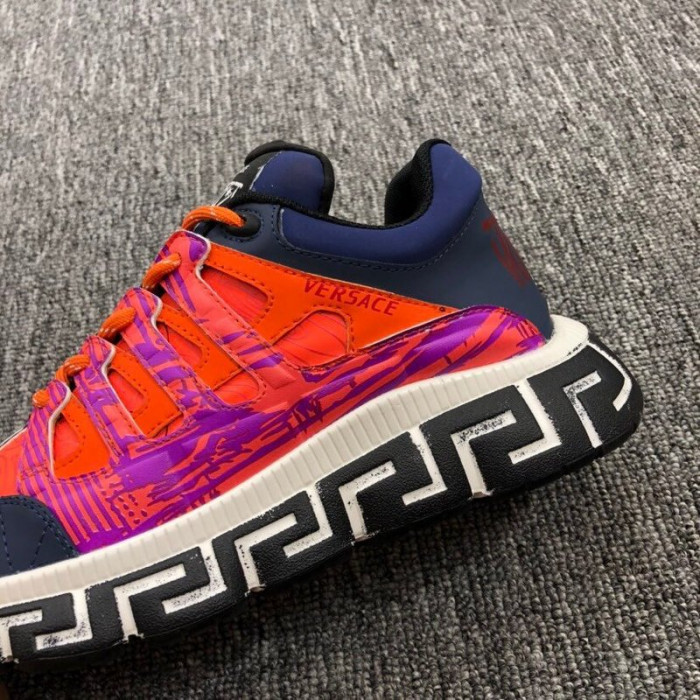 vse chain reaction orange sneaker