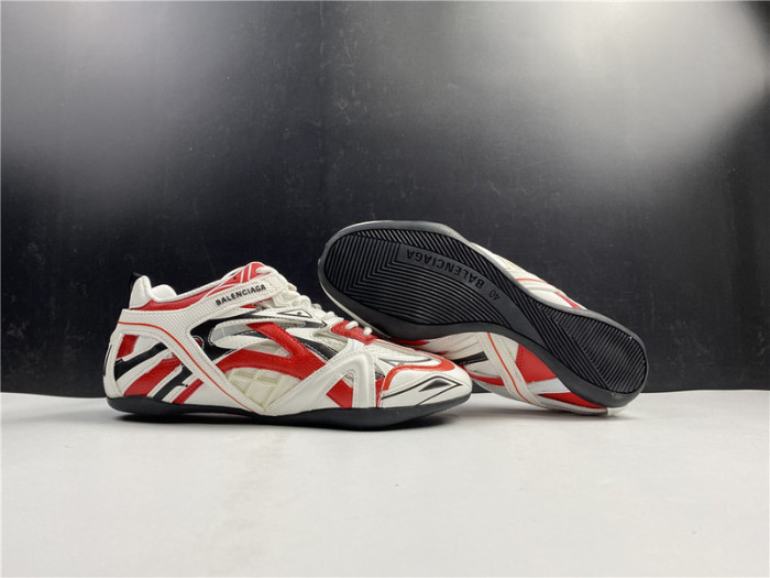 bl drive sneaker white red a111704