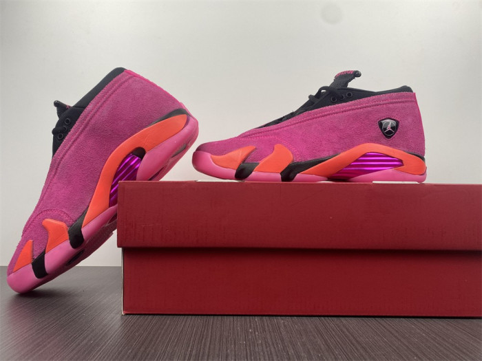 jordan 14 retro low shocking pink (w) dh4121-600