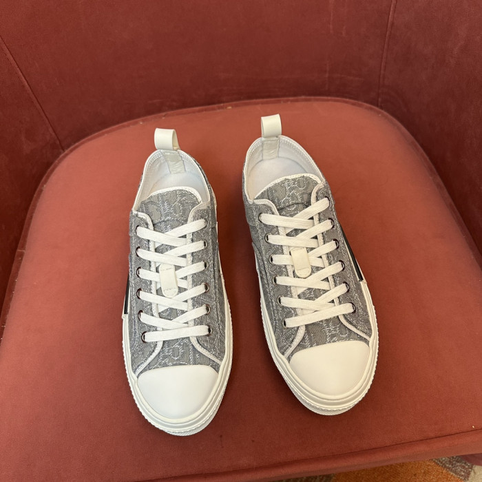 Dior B23 Low Top Canvas Oblique Black D04