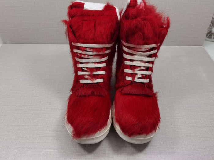 RICK OWENS GEOBASKET FUR SNEAKS 20250331